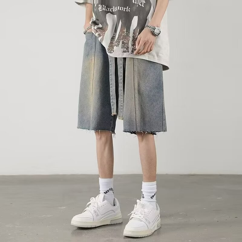 Ismael® | Urban Sonic Fringe Denim Shorts