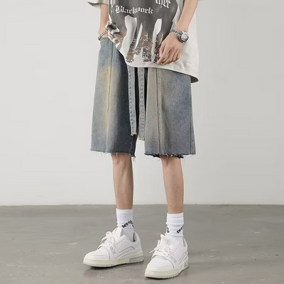 Ismael® | Urban Sonic Fringe Denim Shorts