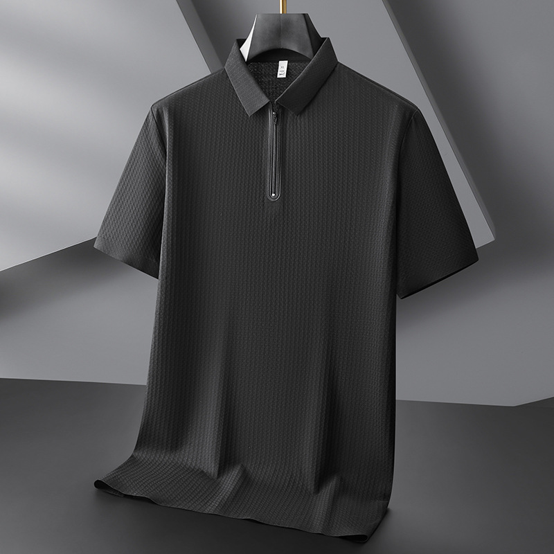 Marcel® | Texture-Zip Polo