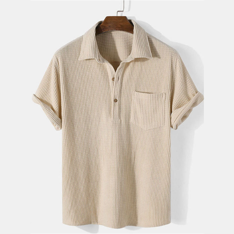 Harrison® | Waffle-Knit Polo Shirt