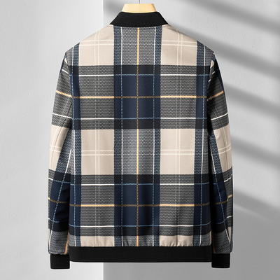 Iker® | Plaid Bomber Jacket