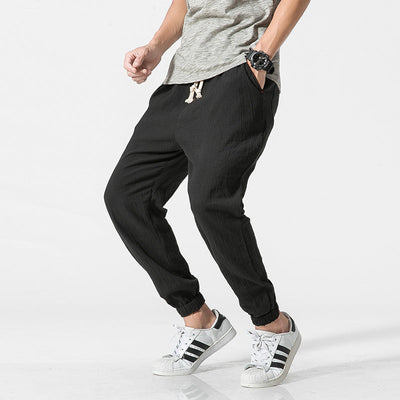 Vasco | Eleganza Linen Joggers