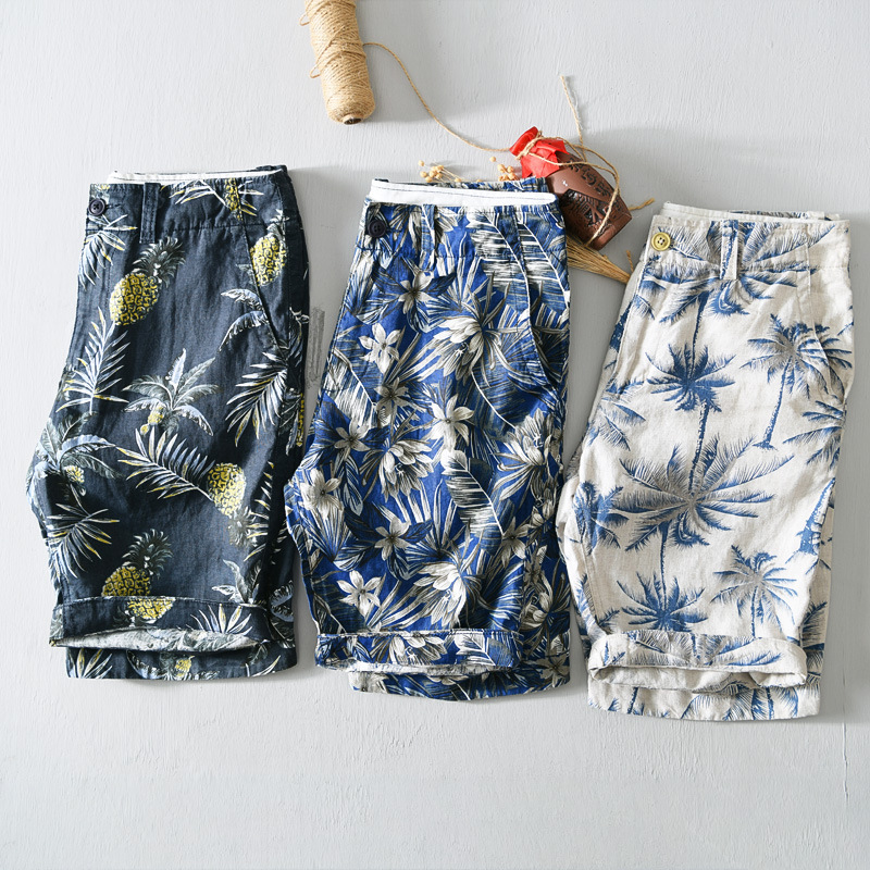 Owen | Havana Linen Tropical Shorts