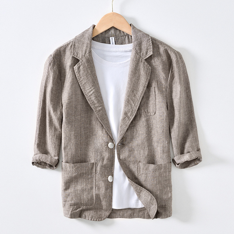 Jeffrey | Rinaldi Linen Blazer