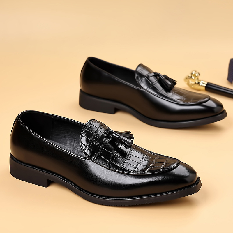 Louis | Preston Genuine Leather Tassel Loafers