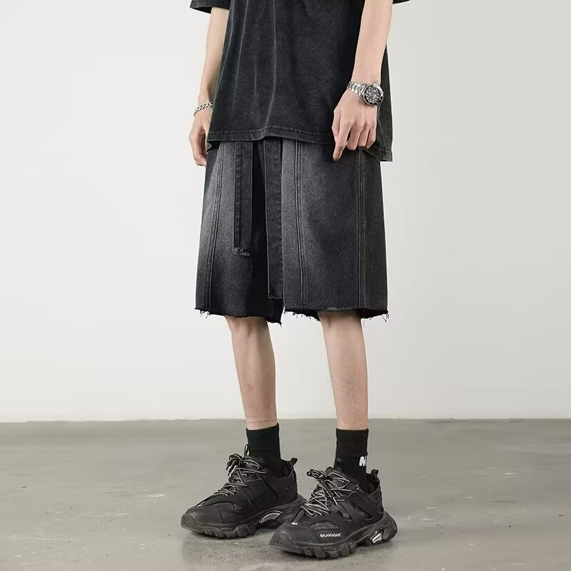 Ismael® | Urban Sonic Fringe Denim Shorts