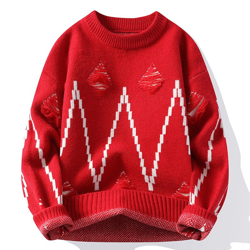 Palmiro® | Alpine Pixel Thick Sweater