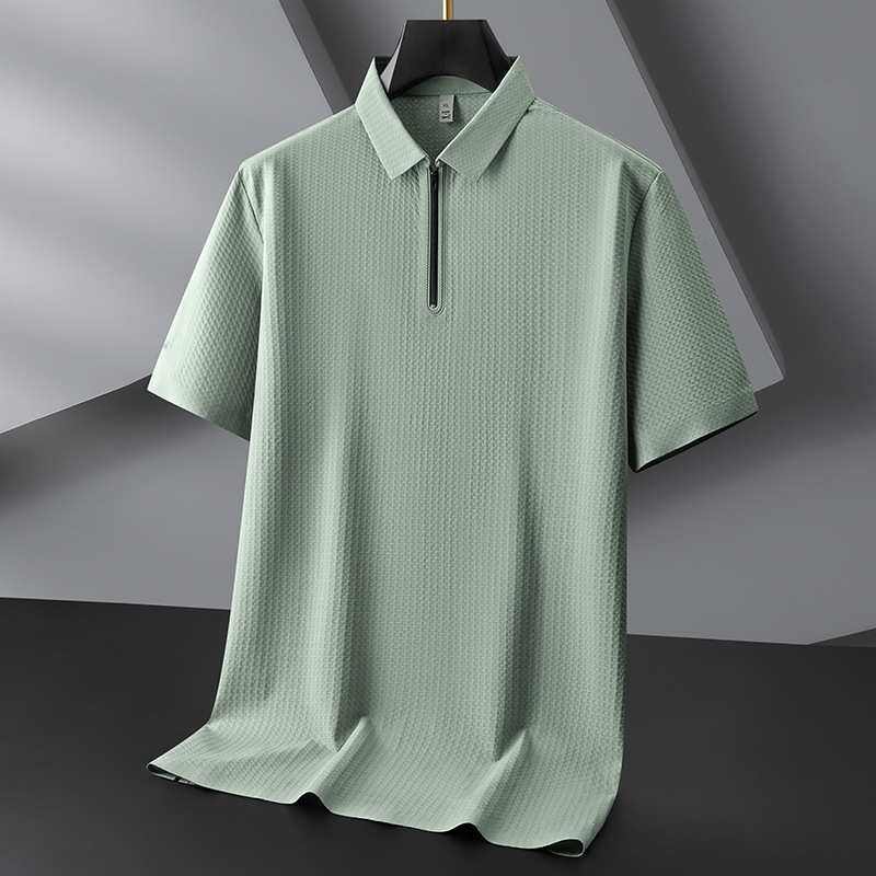 Marcel® | Texture-Zip Polo