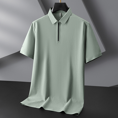 Marcel® | Texture-Zip Polo