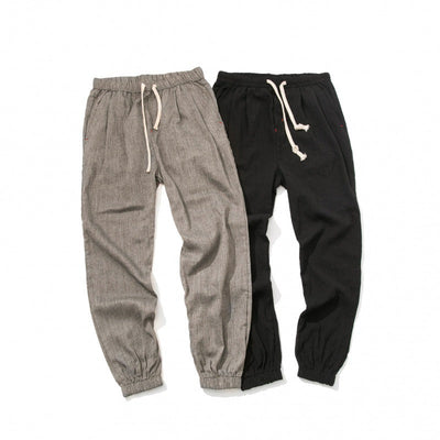 Vasco | Eleganza Linen Joggers