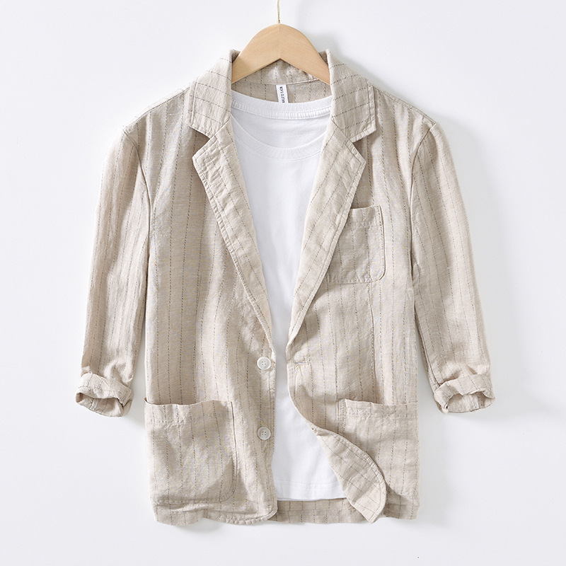 Jeffrey | Rinaldi Linen Blazer