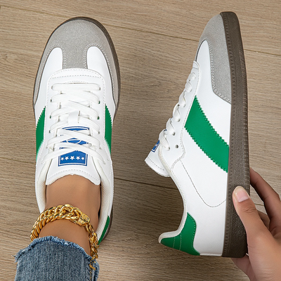 Kevin | Elle Retro Leather Sneakers