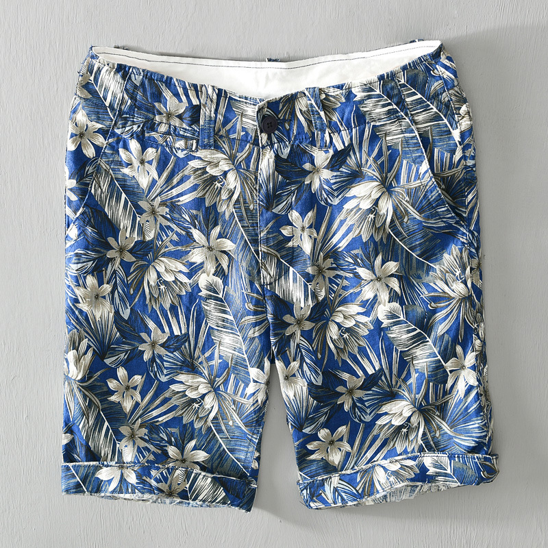 Owen | Havana Linen Tropical Shorts