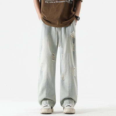 Pruett® | Nexus Distressed Denim Joggers