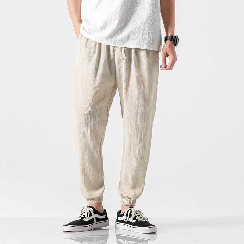 Vasco | Eleganza Linen Joggers