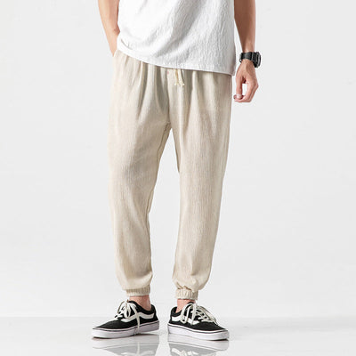 Vasco | Eleganza Linen Joggers