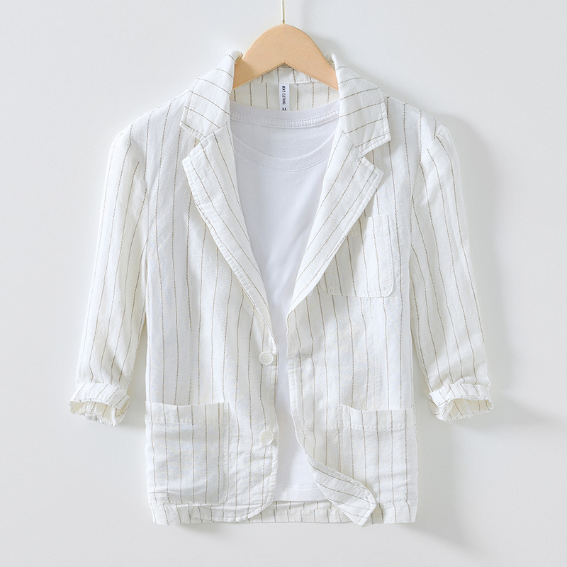Jeffrey | Rinaldi Linen Blazer