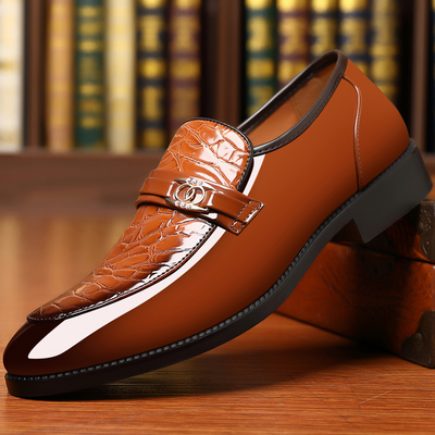 Nathan | Salvatore Patent Leather Loafers