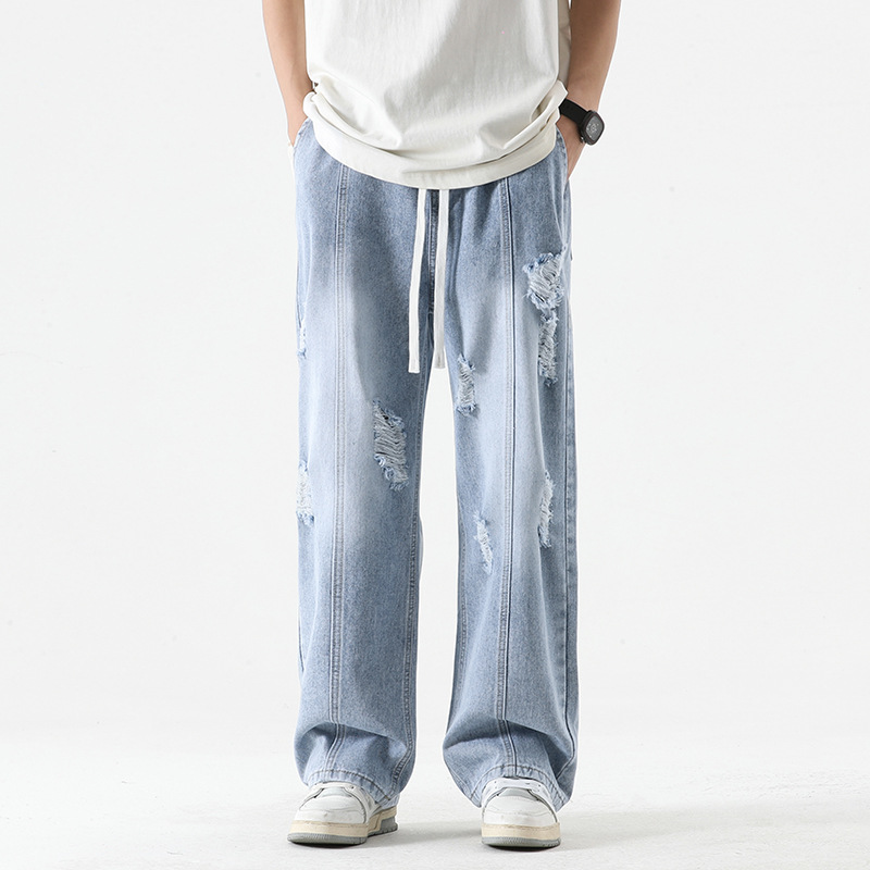 Pruett® | Nexus Distressed Denim Joggers