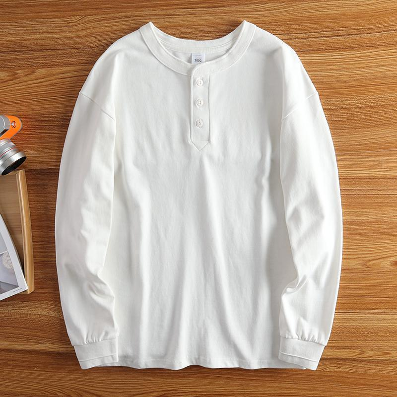 Evaristo® | 3-button Crewneck Pullover