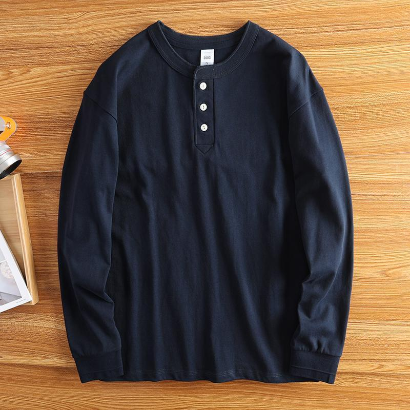 Evaristo® | 3-button Crewneck Pullover