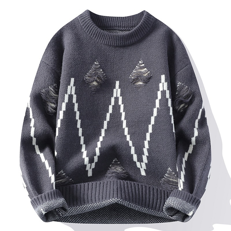 Palmiro® | Alpine Pixel Thick Sweater