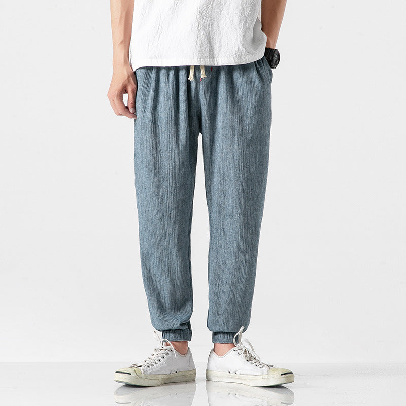 Vasco | Eleganza Linen Joggers
