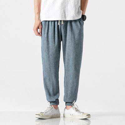 Vasco | Eleganza Linen Joggers