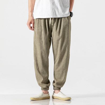 Vasco | Eleganza Linen Joggers