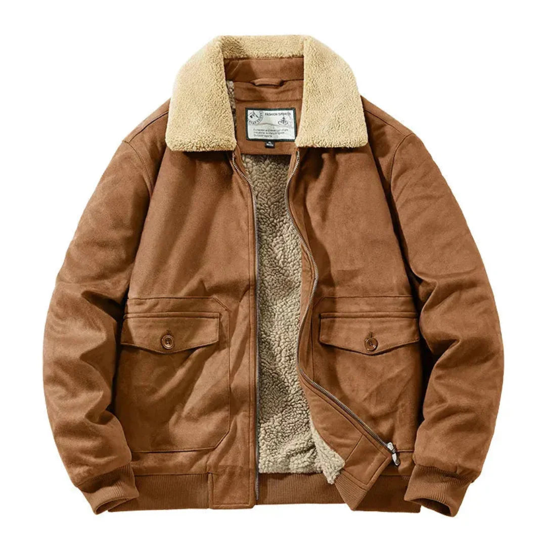 Calixto | Lined Suede Jacket