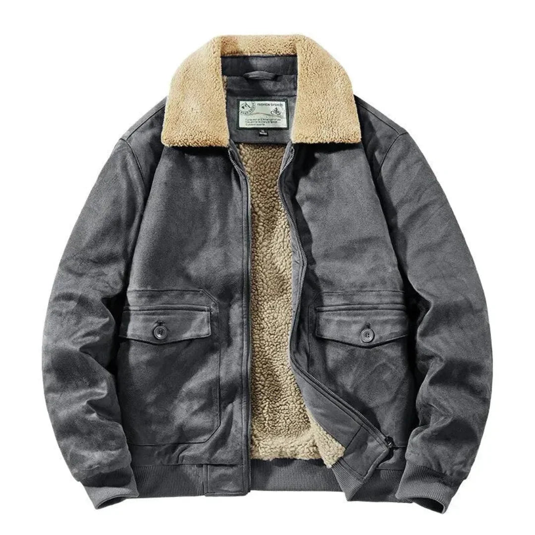 Calixto | Lined Suede Jacket