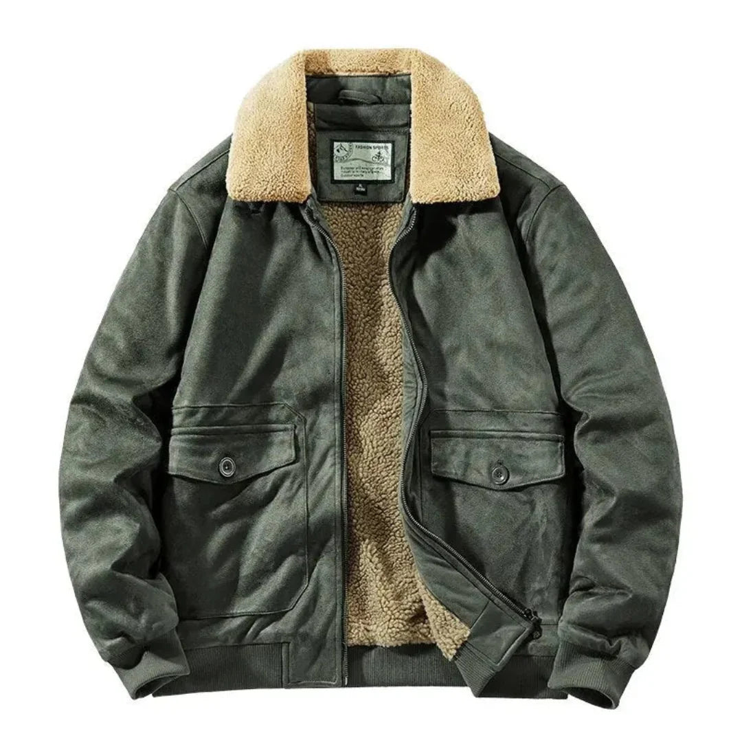 Calixto | Lined Suede Jacket