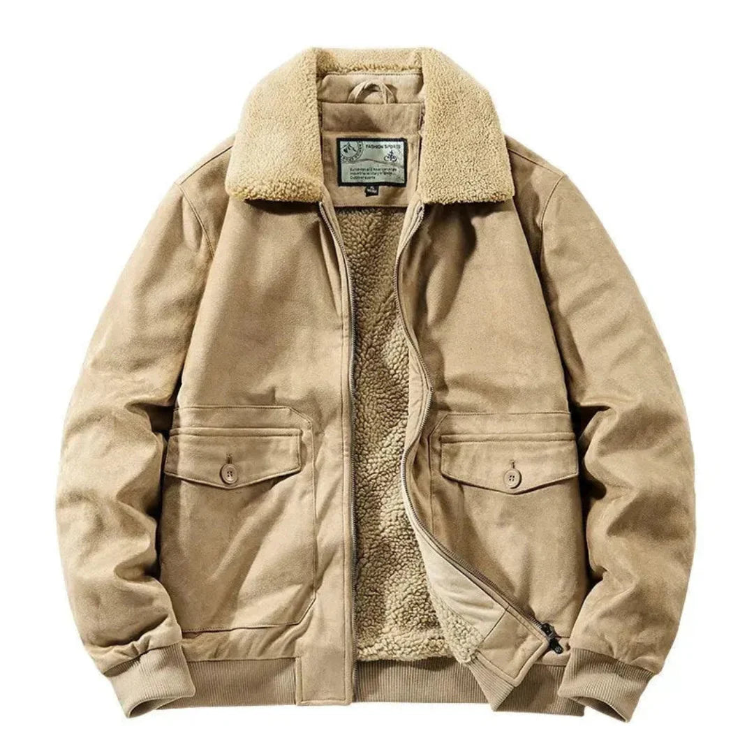 Calixto | Lined Suede Jacket