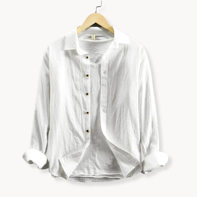Patricio | Down Long Sleeves Linen Shirt
