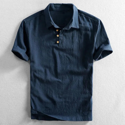 Nadir | Max Linen Short Sleeved Polo Shirt