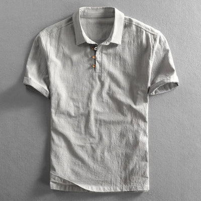 Nadir | Max Linen Short Sleeved Polo Shirt