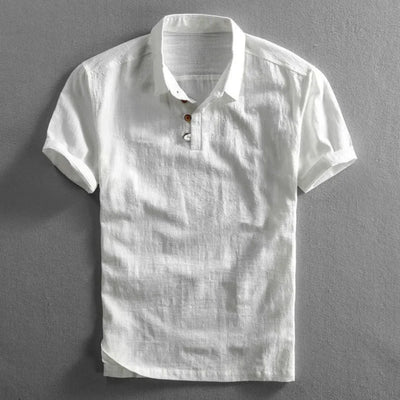 Nadir | Max Linen Short Sleeved Polo Shirt