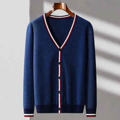 Desiderio | Neck Wool Cardigan