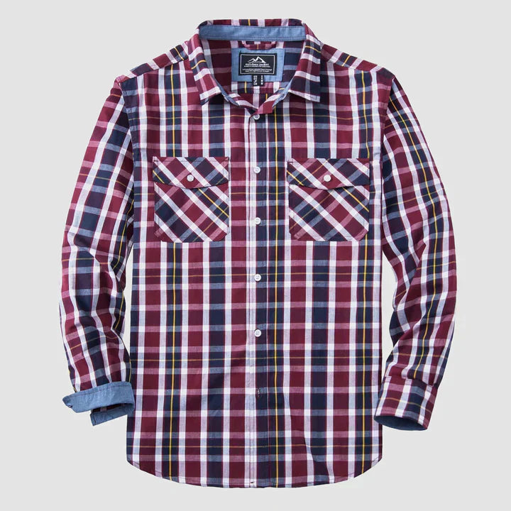 Kofi® | Casual Checked Button-Down