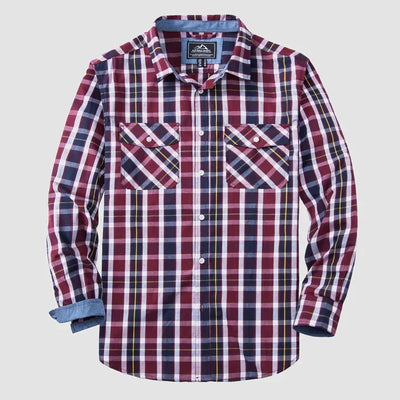 Kofi® | Casual Checked Button-Down
