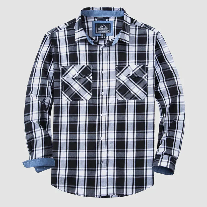 Kofi® | Casual Checked Button-Down