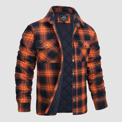 Finn® | Men'S Quilted Flannel Shirt Jacket