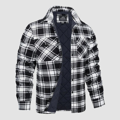 Finn® | Men'S Quilted Flannel Shirt Jacket