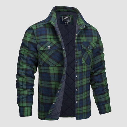 Finn® | Men'S Quilted Flannel Shirt Jacket