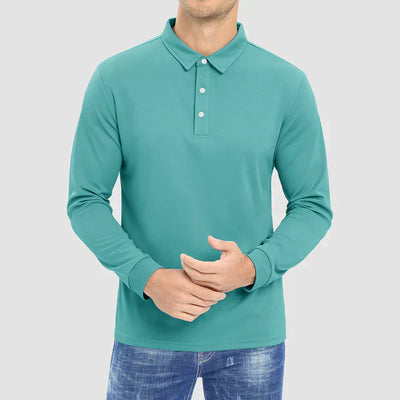 Lashawn® | Blue Golf Shirt For Men
