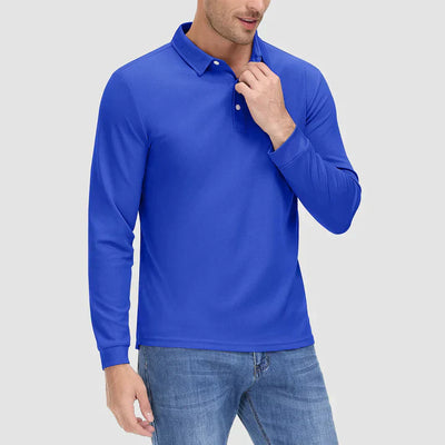 Lashawn® | Blue Golf Shirt For Men