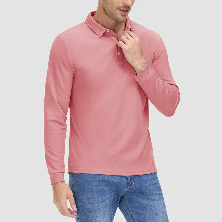 Lashawn® | Blue Golf Shirt For Men