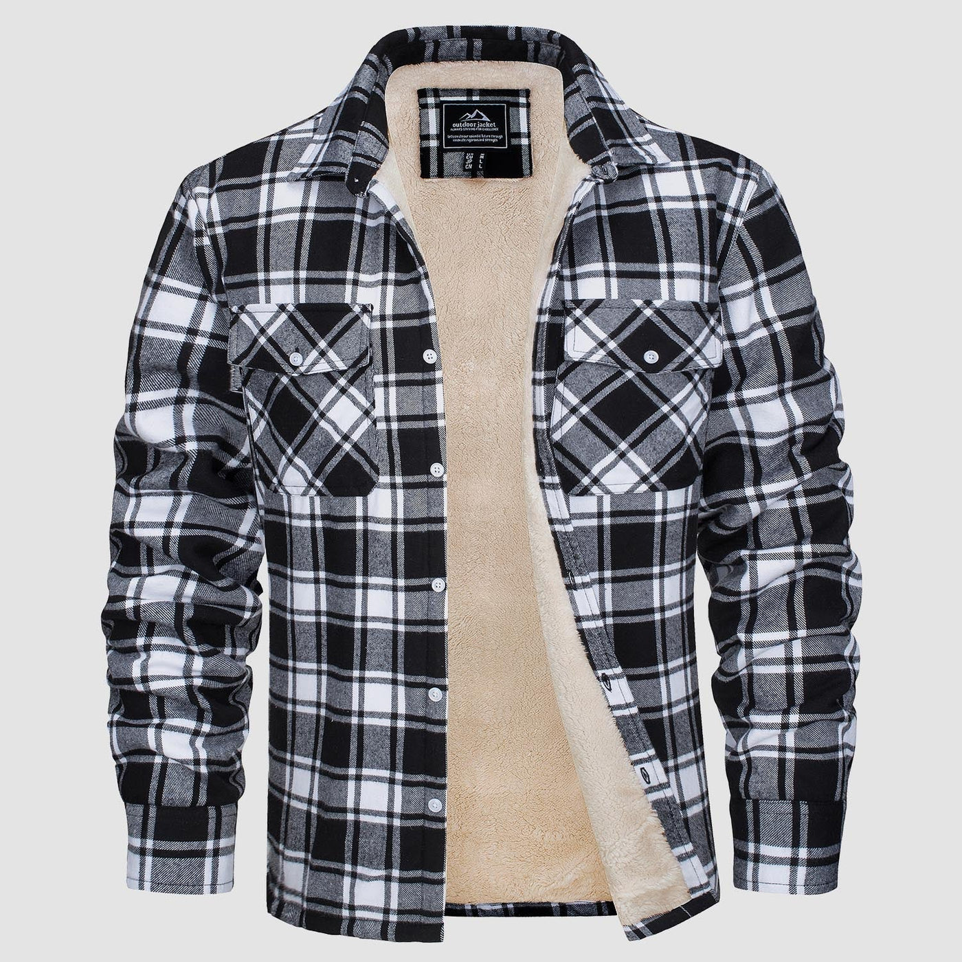 Cooper® | Lined Checkered Shirt Coat