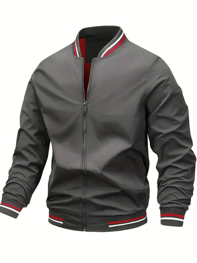 Fiorino® | Men’s Bomber Jacket With Striped Edges
