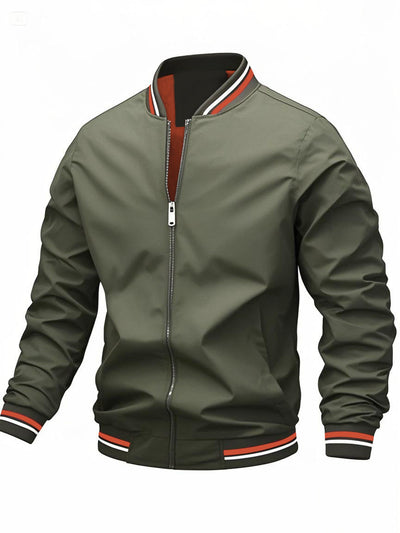 Fiorino® | Men’s Bomber Jacket With Striped Edges